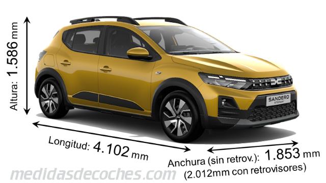 Dacia Sandero Stepway tamaño