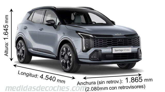 Kia Sportage dimensiones