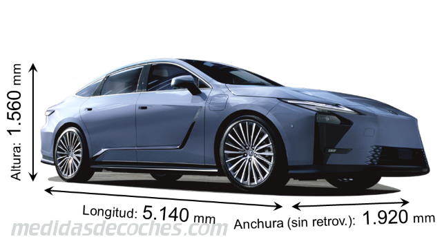 Lexus ES dimensiones