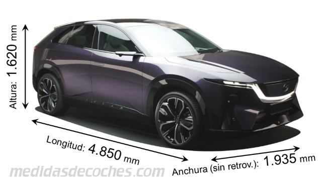 Mazda CX-6e largo x ancho x alto