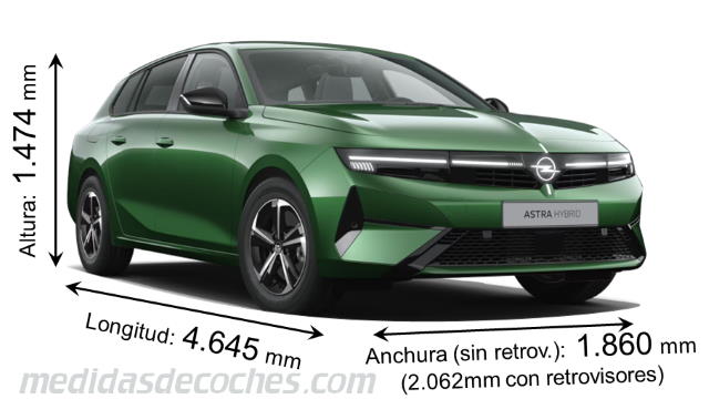 Opel Astra Sports Tourer dimensiones