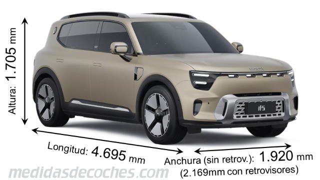 Smart #5 dimensiones