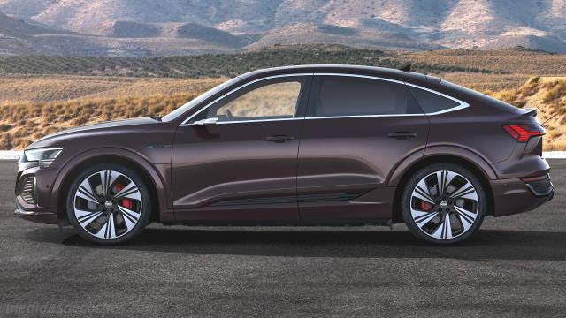 Detalle exterior del Audi Q8 Sportback e-tron