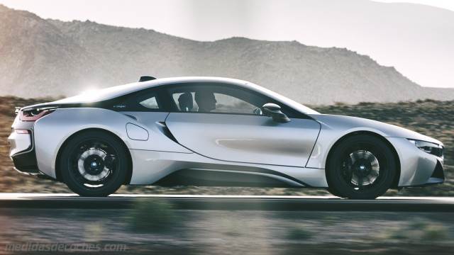 Detalle exterior del BMW i8 Coupe