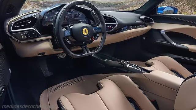 Detalle interior del Ferrari 296 GTS