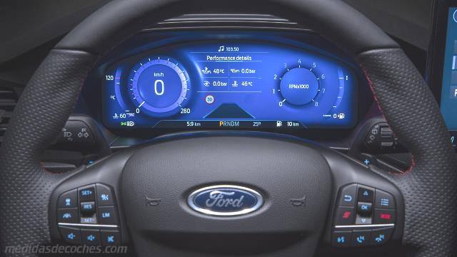 Detalle interior del Ford Focus