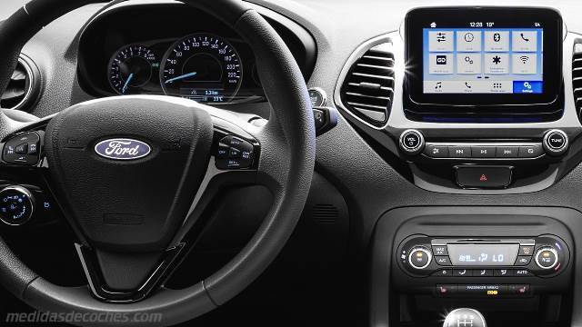 Detalle interior del Ford Ka+