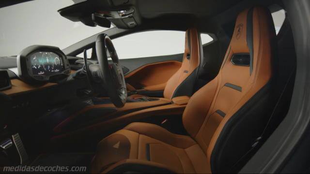 Detalle interior del Lamborghini Temerario