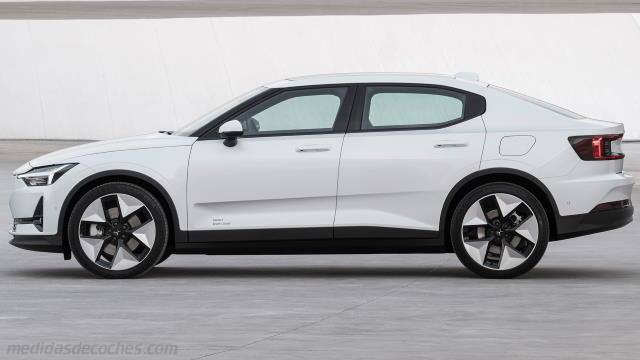 Detalle exterior del Polestar 2-