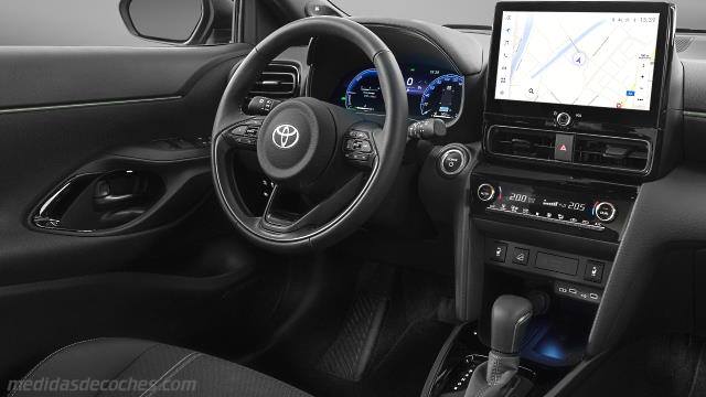 Detalle interior del Toyota Yaris Cross
