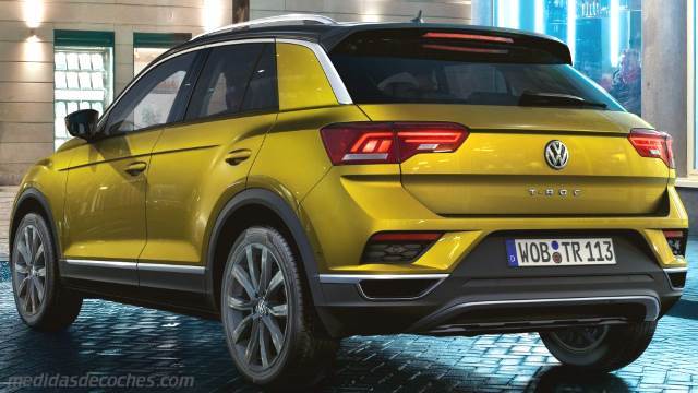 Medidas Volkswagen T Roc 2018 Maletero E Interior