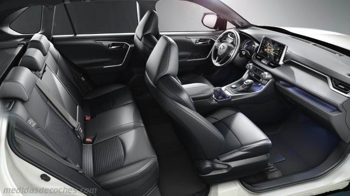 Medidas Toyota RAV4 2019, maletero e interior
