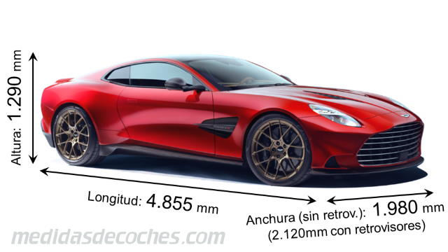 Dimensiones Aston Martin Vanquish