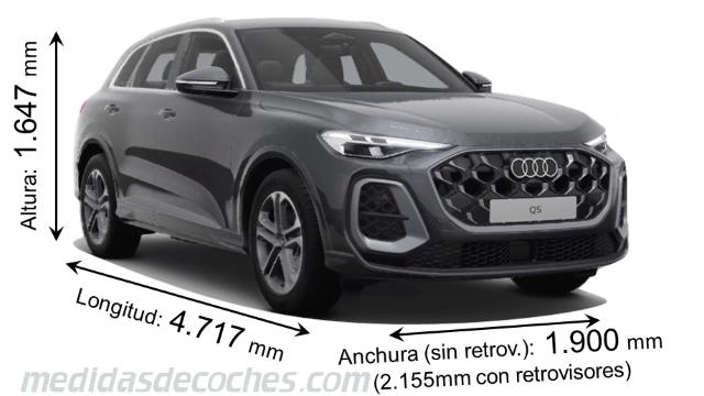 Dimensiones Audi Q5