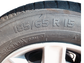 Medidas de neumáticos y equivalencia de sus marcas